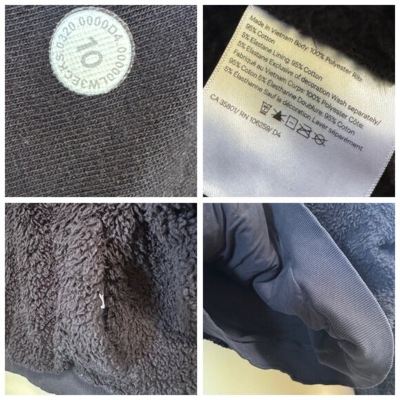 Lululemon Oh So Sherpa Fleece Half Zip Jacket Hoodie Pockets Jersey Lined Top 10 - Picture 12 of 16